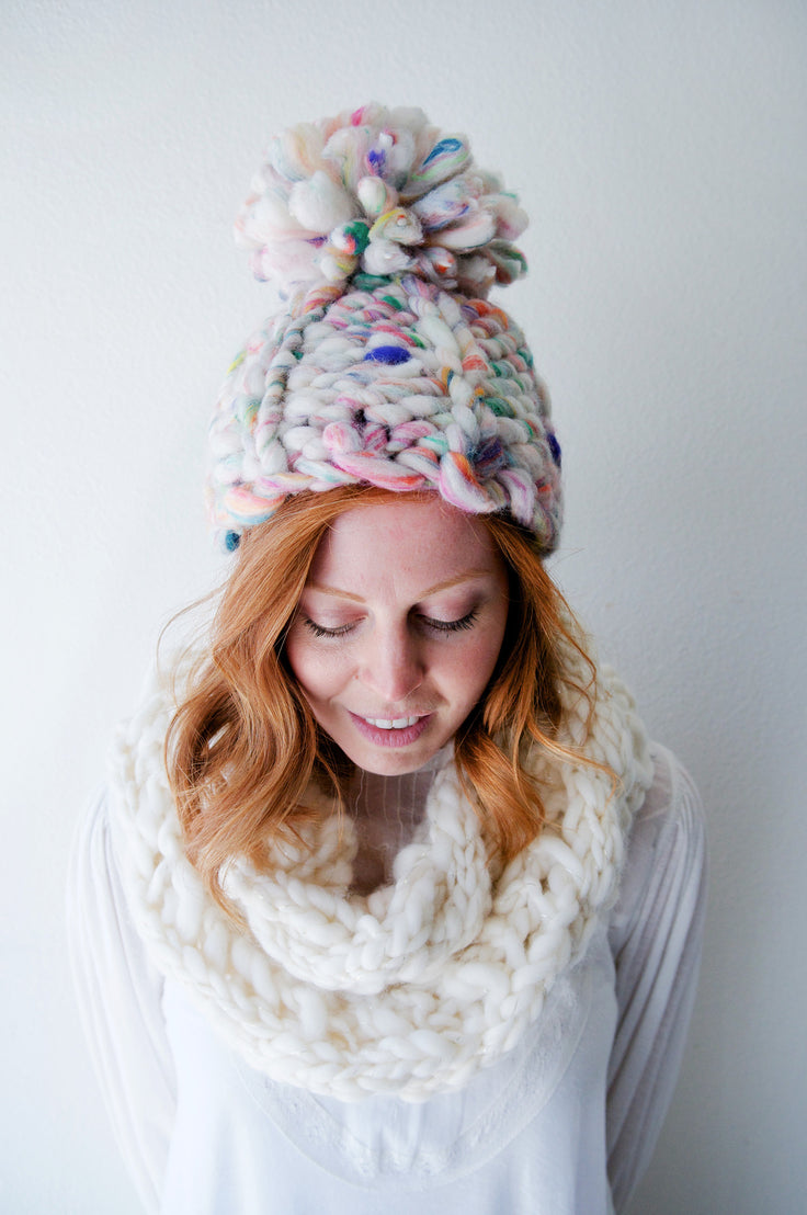 Knit Collage Take a Chance Hat Knitting Pattern
