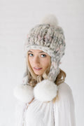 Knit Collage Pom Bomb Hat Knitting Pattern