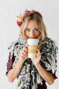 Wild Cat Fringe Scarf Pattern by Knit Collage, simple chunky knit scarf for bulky yarns