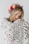 Knit Collage Cozy Companion Blanket Knitting Pattern