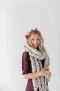 Knit Collage Snow Drift Scarf Knitting Pattern