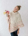 Knit Collage Rustic Handspun Poncho Knitting Pattern