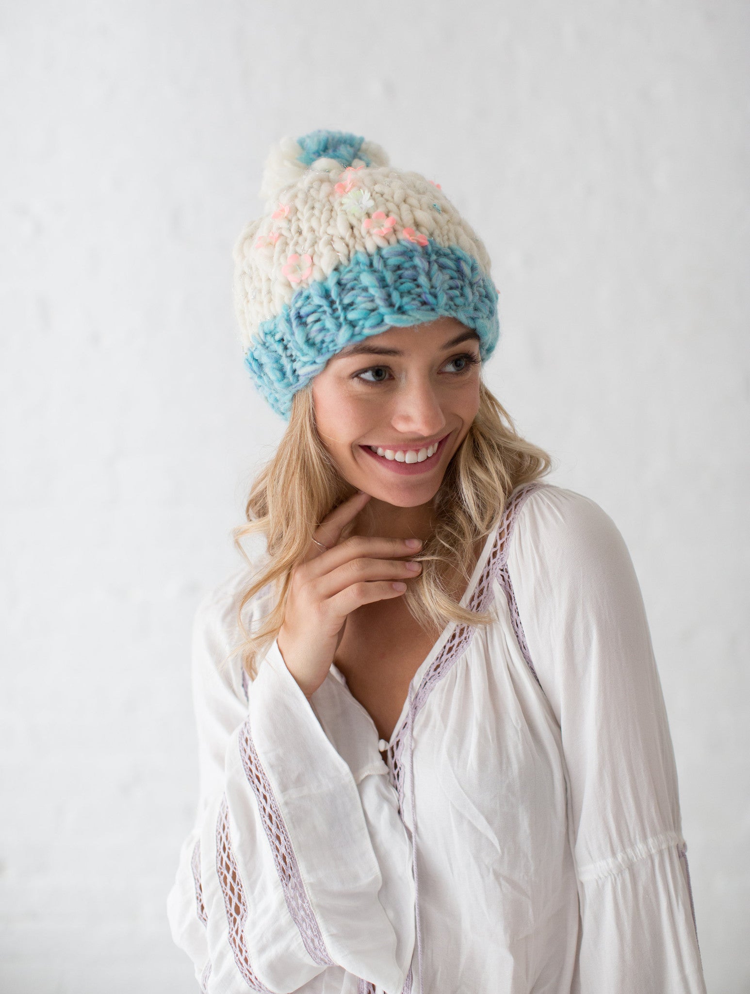 Knit Collage Gypsy Stash Hat Family Knitting Patterns