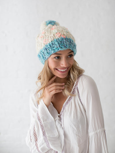 Knit Collage Gypsy Stash Hat Family Knitting Patterns