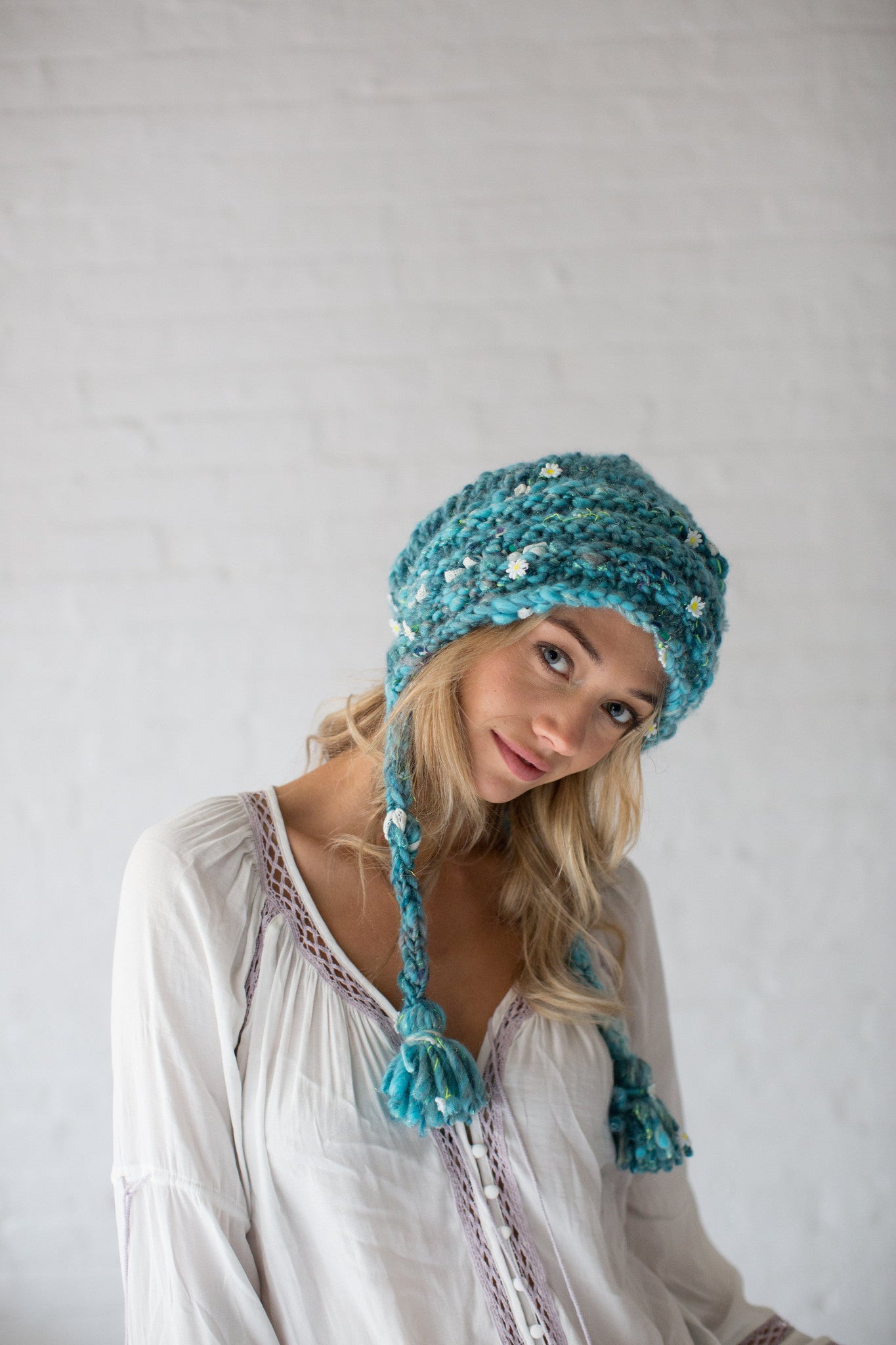 Knit Collage Magical Daisy Hat Knitting Pattern