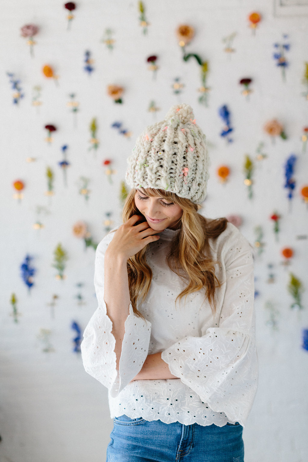 【SATIIIZ】Kaylee Brush Dying Knit SATIIIZ】Kaylee Brush Dying Knit