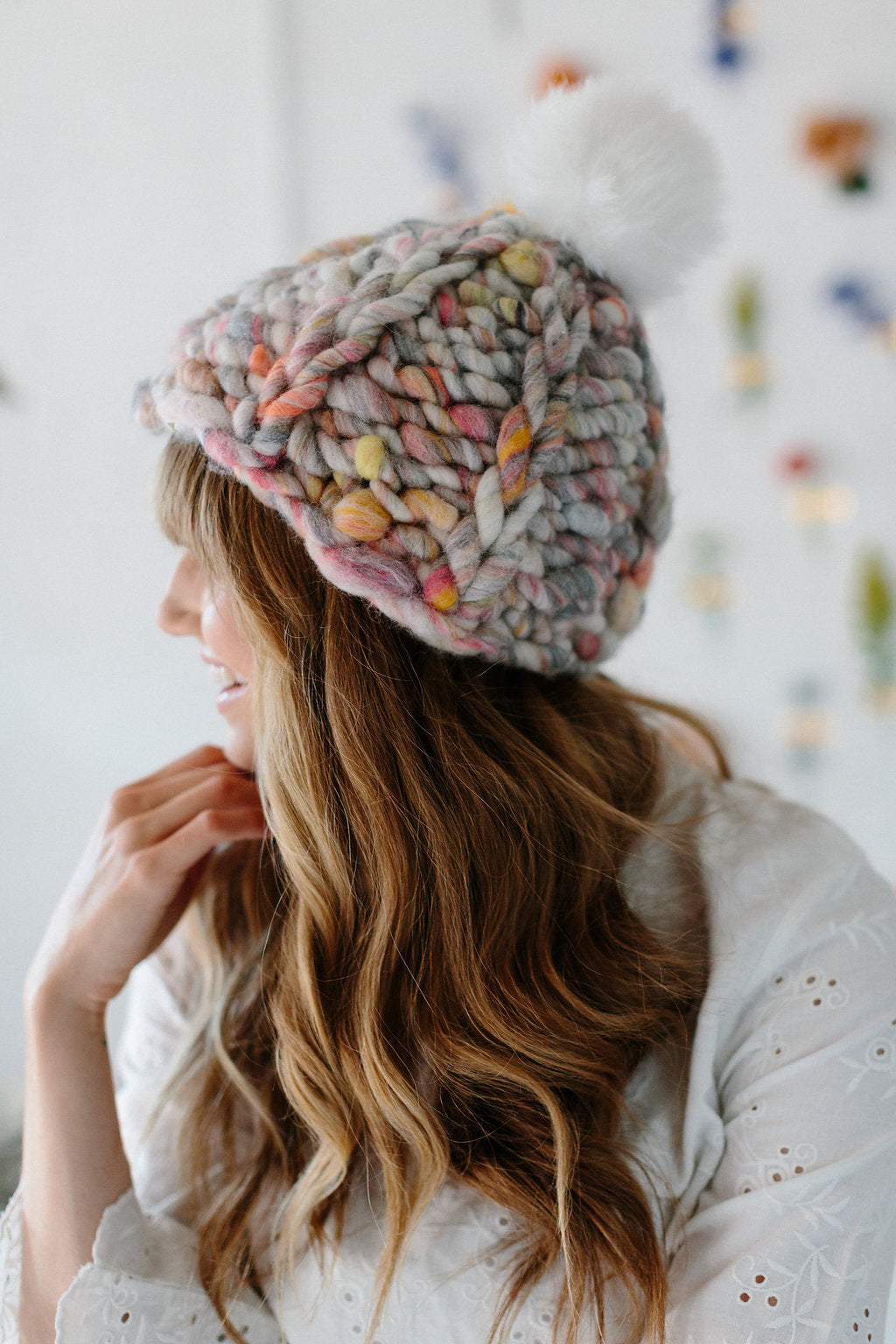 Pom Bomb Hat Pattern – Knit Collage
