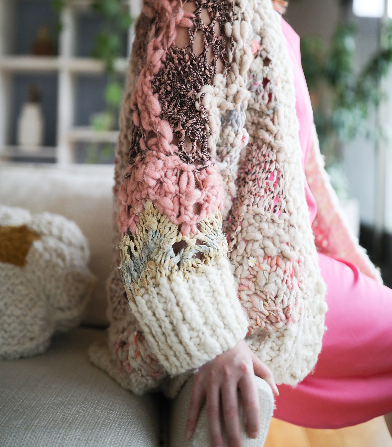 Knit Collage Garden Party Sweater Pattern