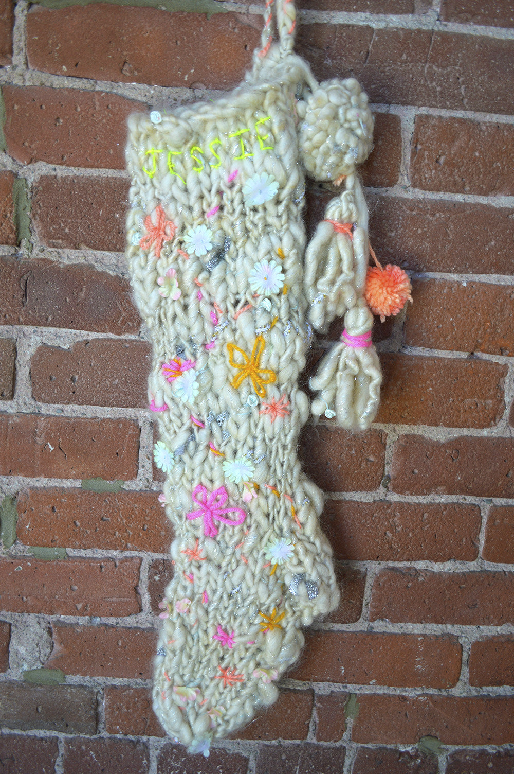 Knit Collage Holiday Stocking Knitting Pattern